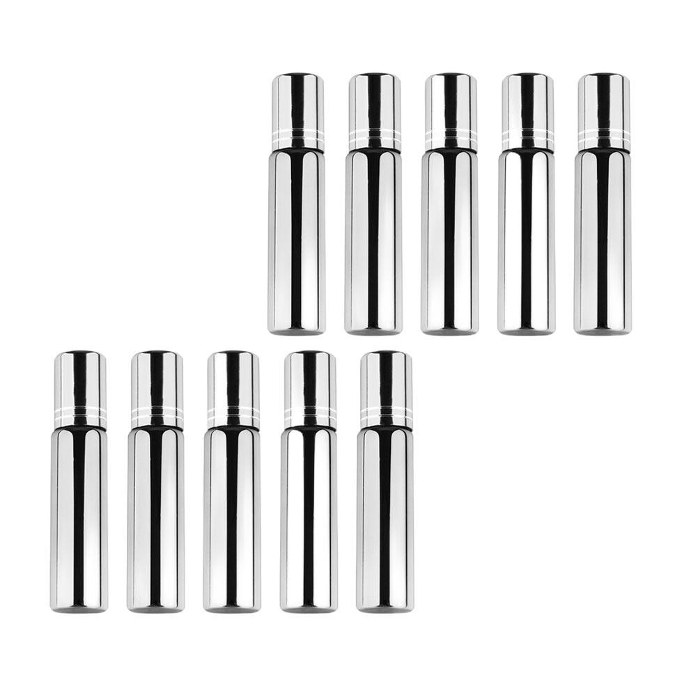 On Perfume & Fragrance Kota Bogor - 10Pcs Roll-on Bottles Stainless Steel Ball