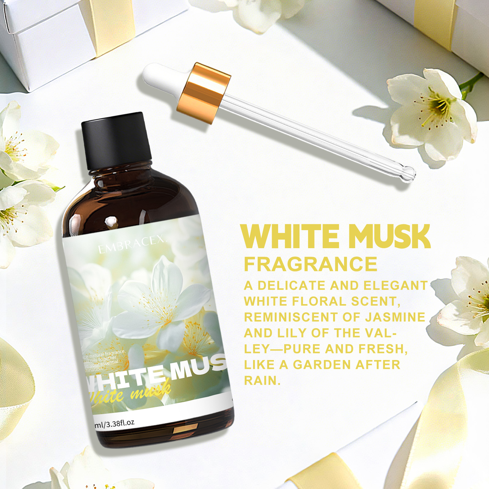 100ml White Musk Natural Plant - огляд і ціна Musk White Oil