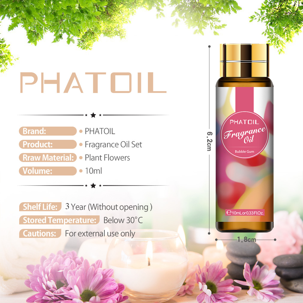 Phatoil 9pcs 10ml Fragrance Oi - огляд і ціна Musk White Oil