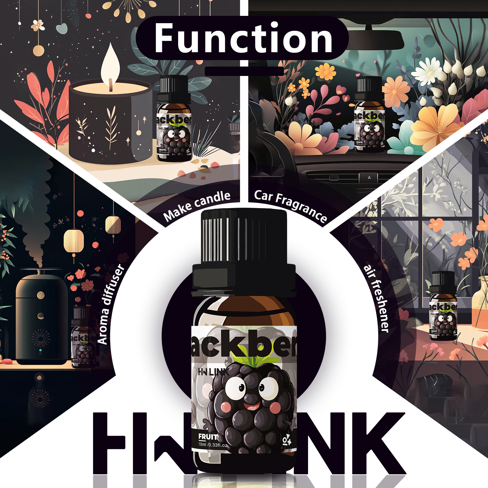 Blackberry Essential Oil Black - огляд і ціна Fragrance-Oils Perfume