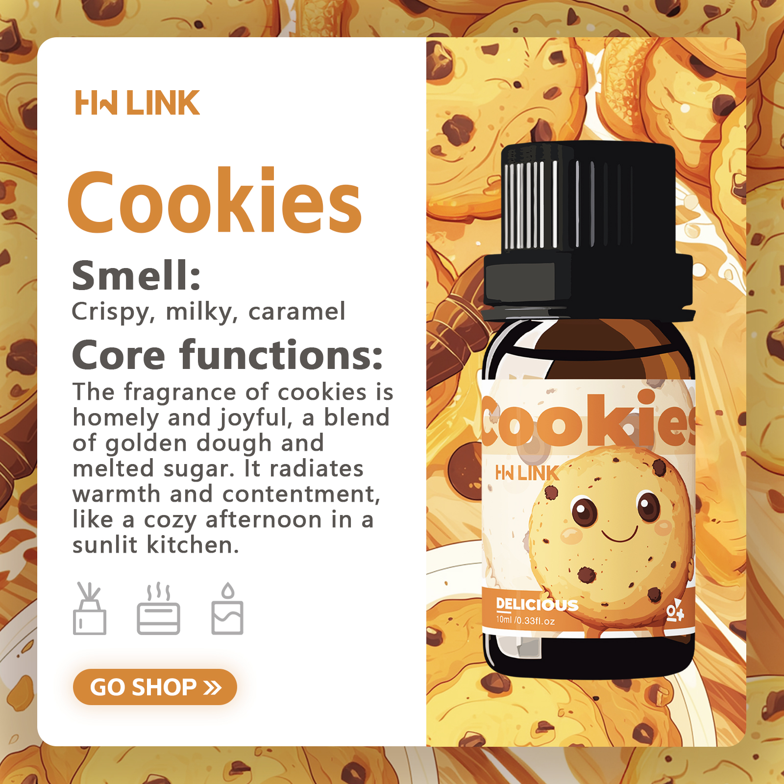 10ml Cookies Essential Oils Pe - огляд і ціна Perfume Fragrance Essence