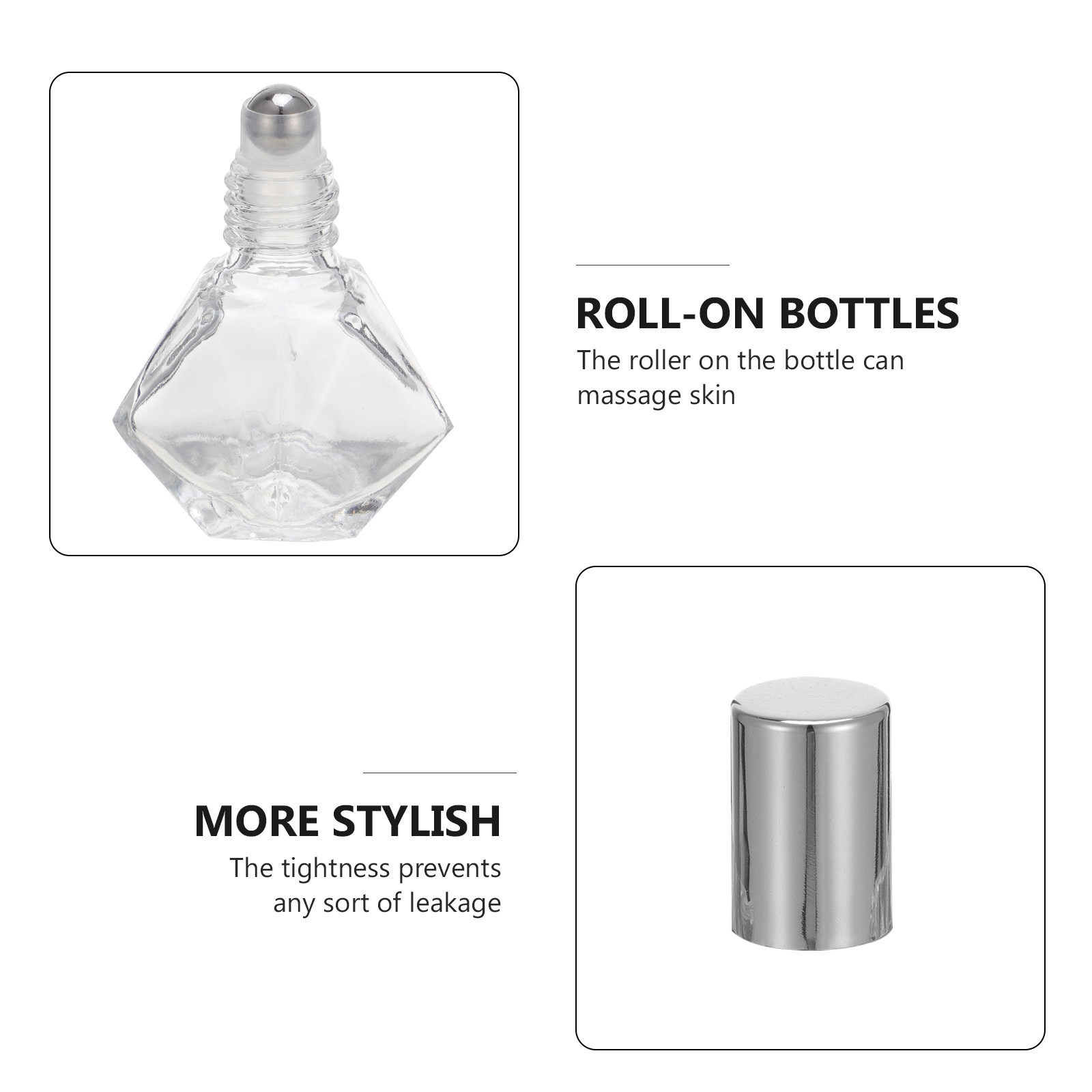 12Pcs 8Ml Mini Glass Roller Bo - огляд і ціна On Perfume & Fragrance Kota Bogor