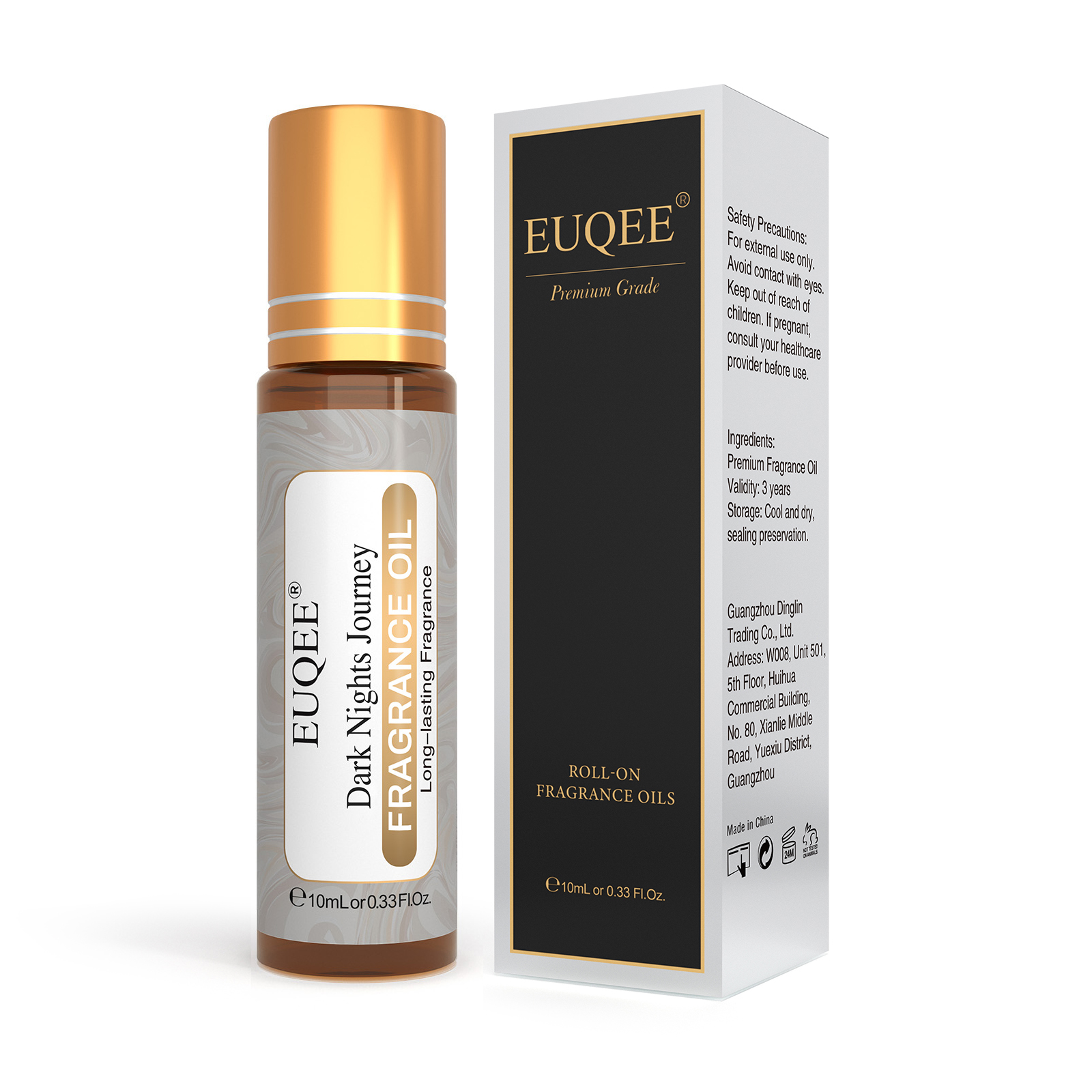 EUQEE 10ml Roller Fragrance Oi - огляд і ціна Musk White Oil