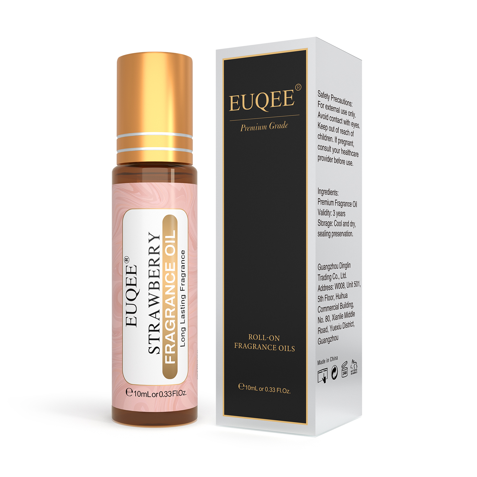 EUQEE 10ml Roller Fragrance Oi - огляд і ціна Musk White Oil