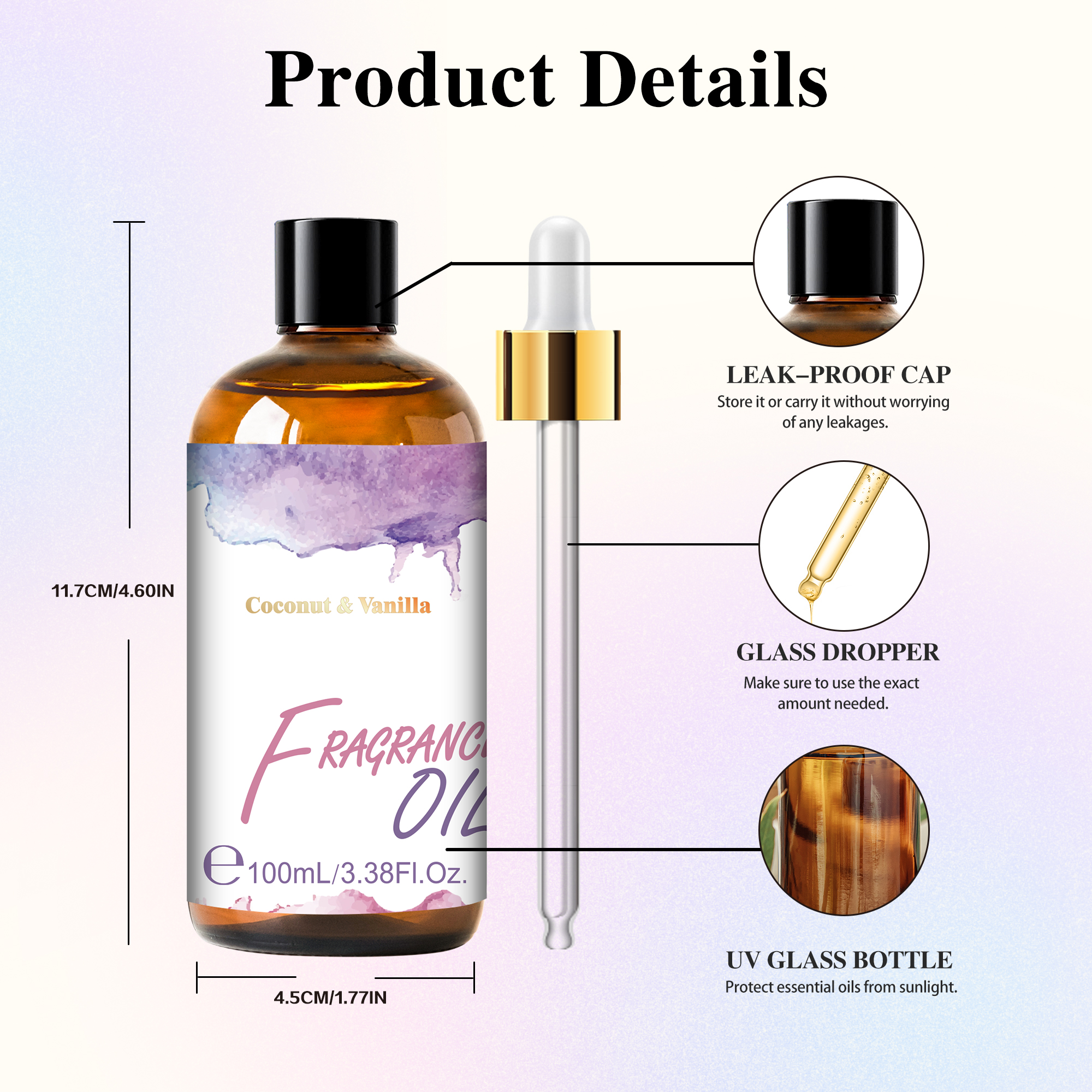 100ml Coconut & Vanilla Fragra - огляд і ціна Musk White Oil