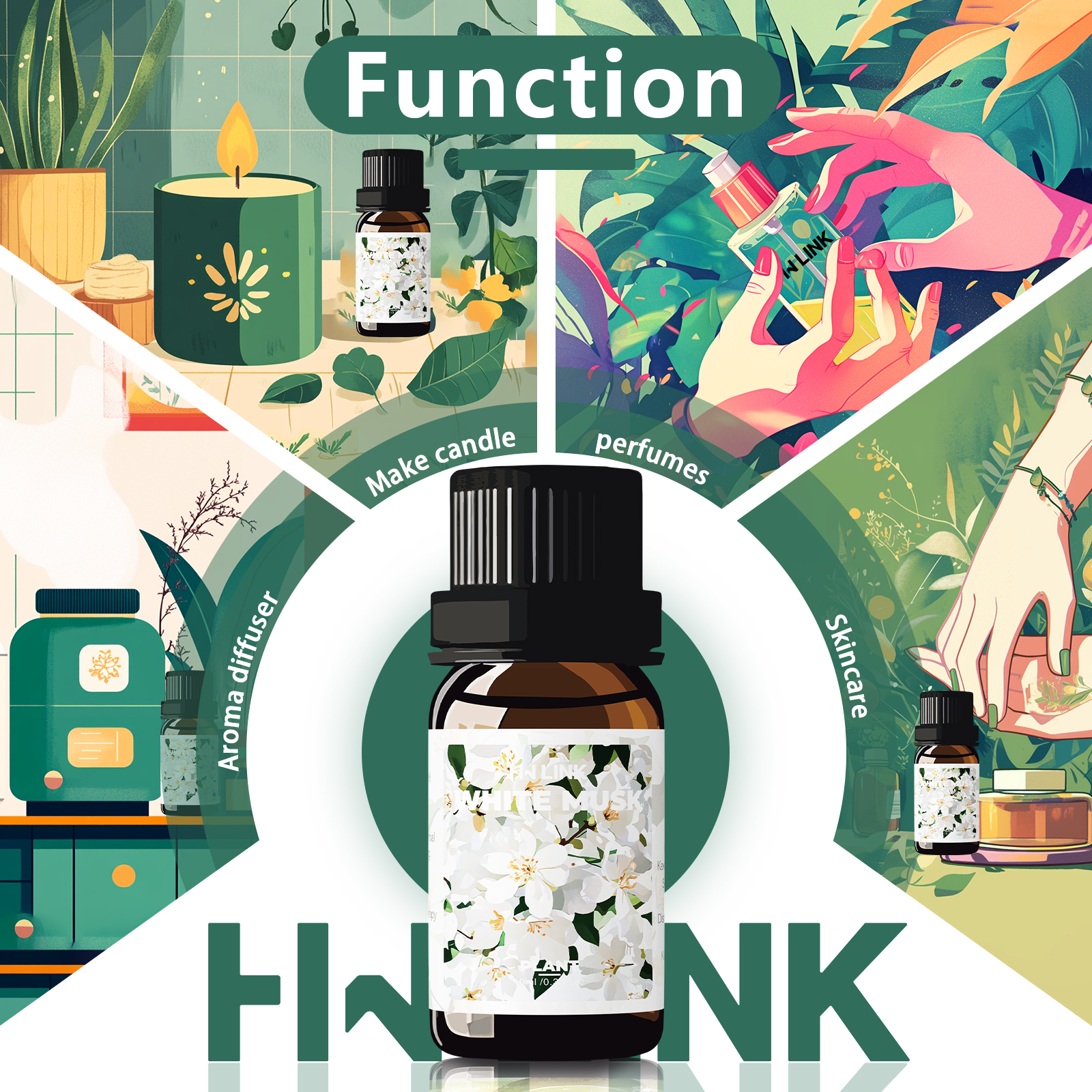 White Musk Essential Oils 10ml - огляд і ціна Musk White Oil