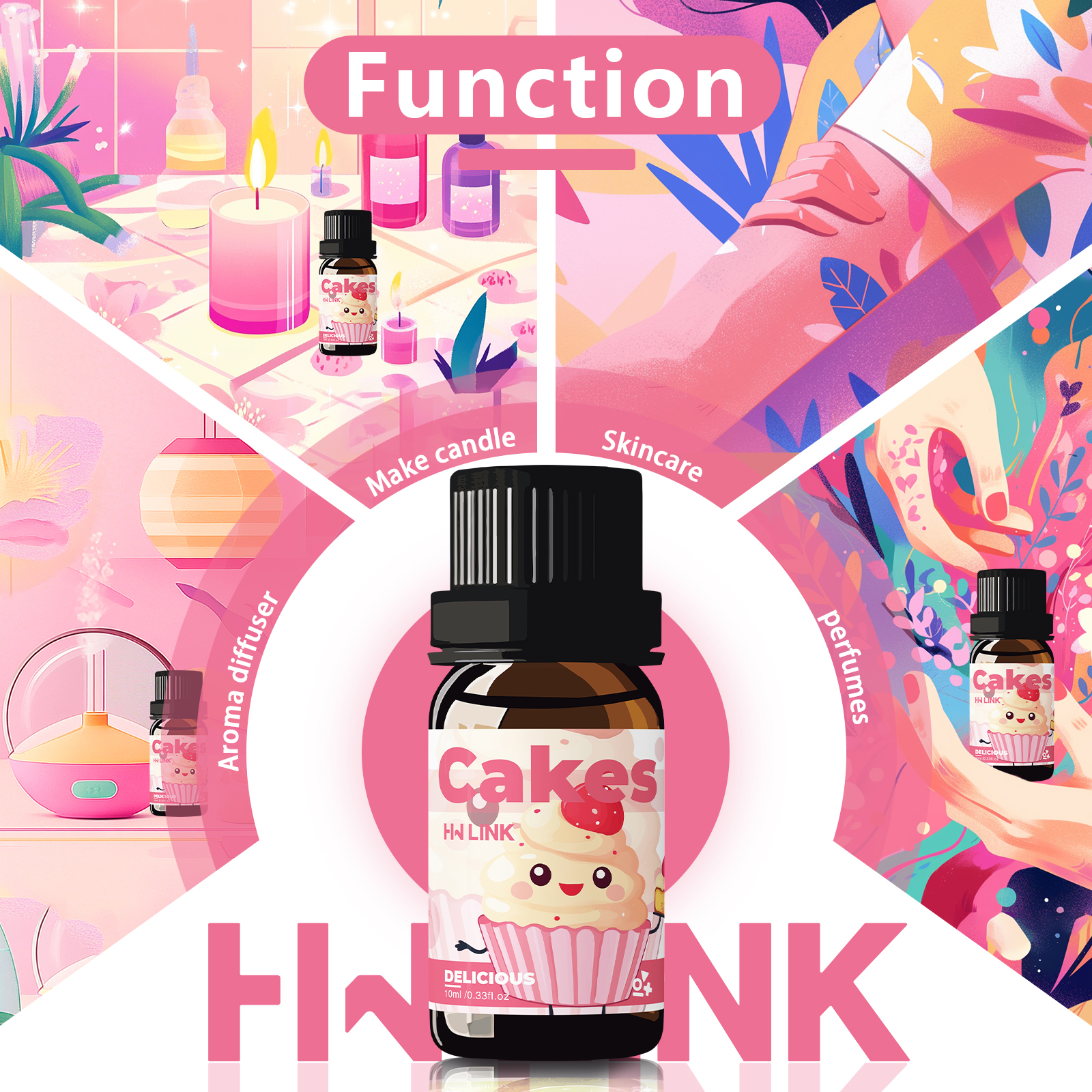 10ml Cakes Essential Oils Perf - огляд і ціна Perfume Fragrance Essence