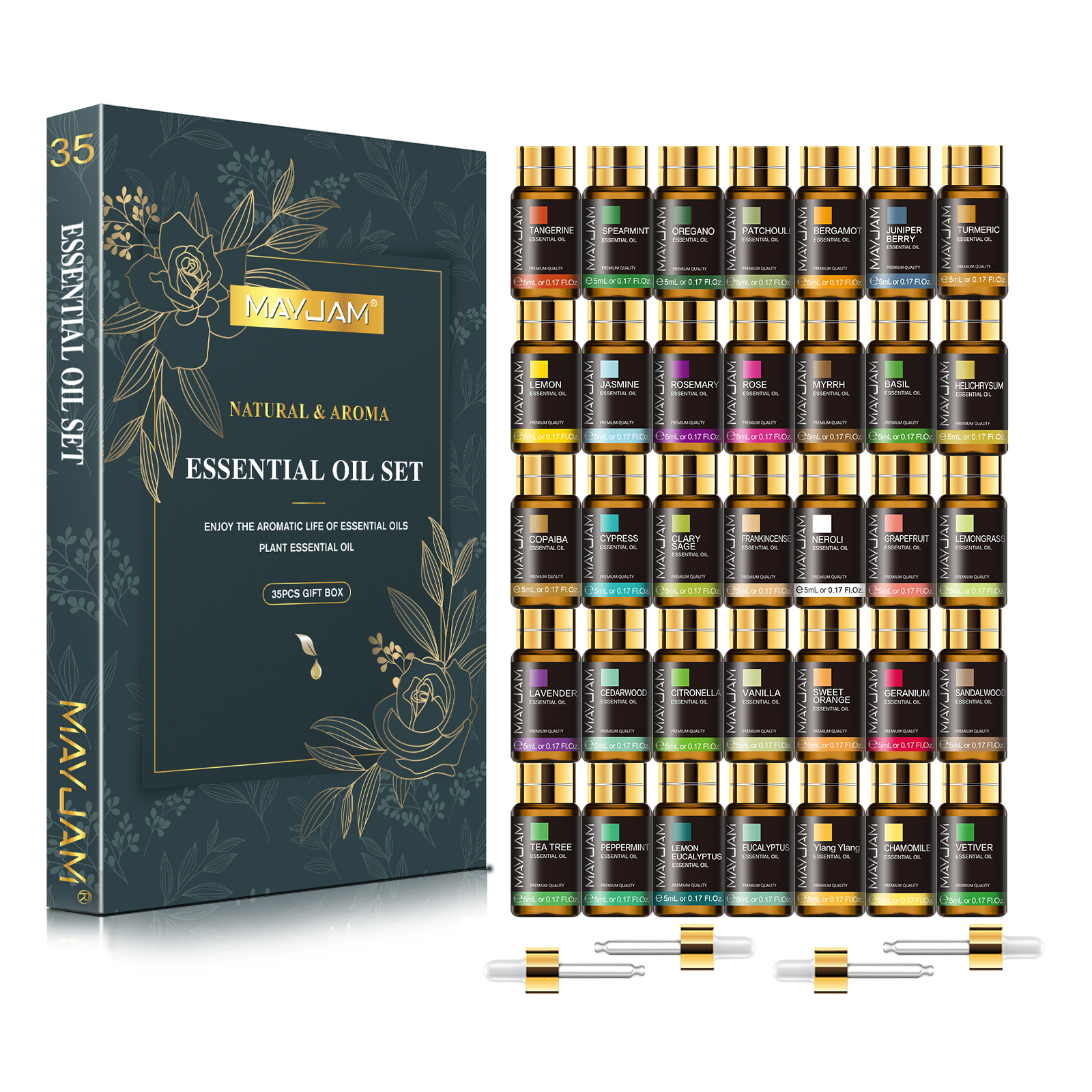 MAYJAM 35 Bottles Aromatherapy - огляд і ціна Perfume Fragrance Essence