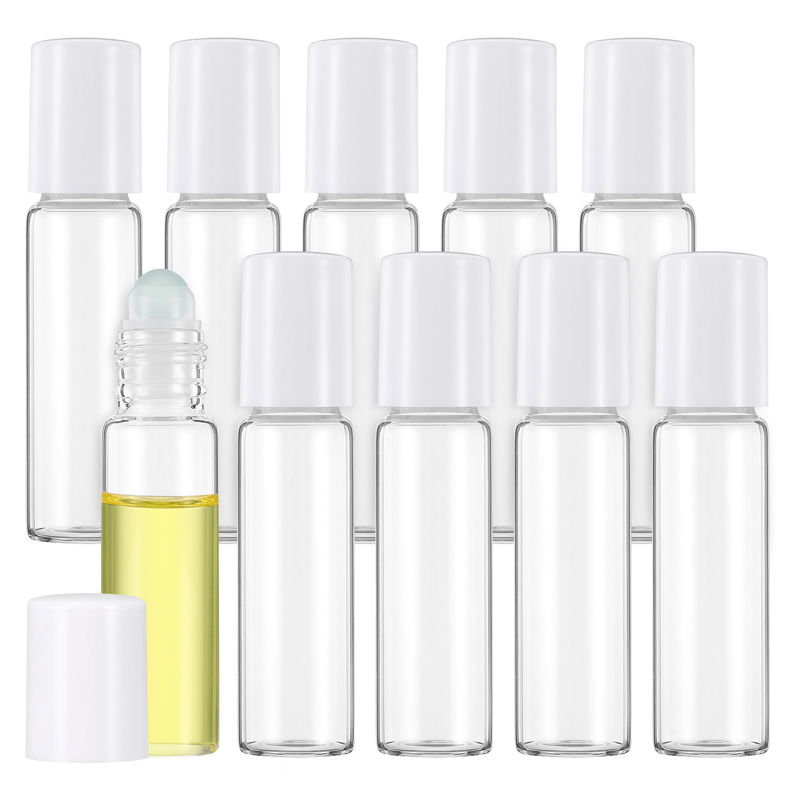 12Pcs 10Ml Glass Roller Bottle - огляд і ціна On Perfume & Fragrance Kota Bogor