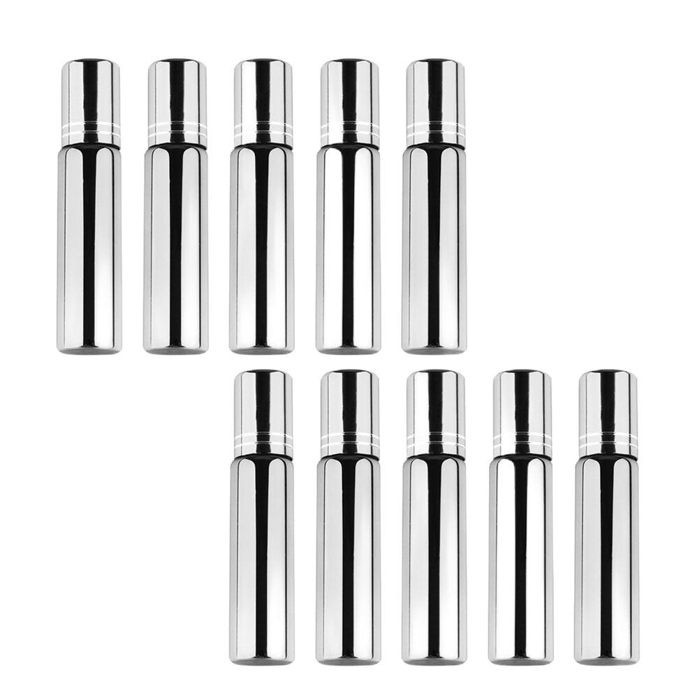 10Pcs Roll-on Bottles Stainles - огляд і ціна On Perfume & Fragrance Kota Bogor