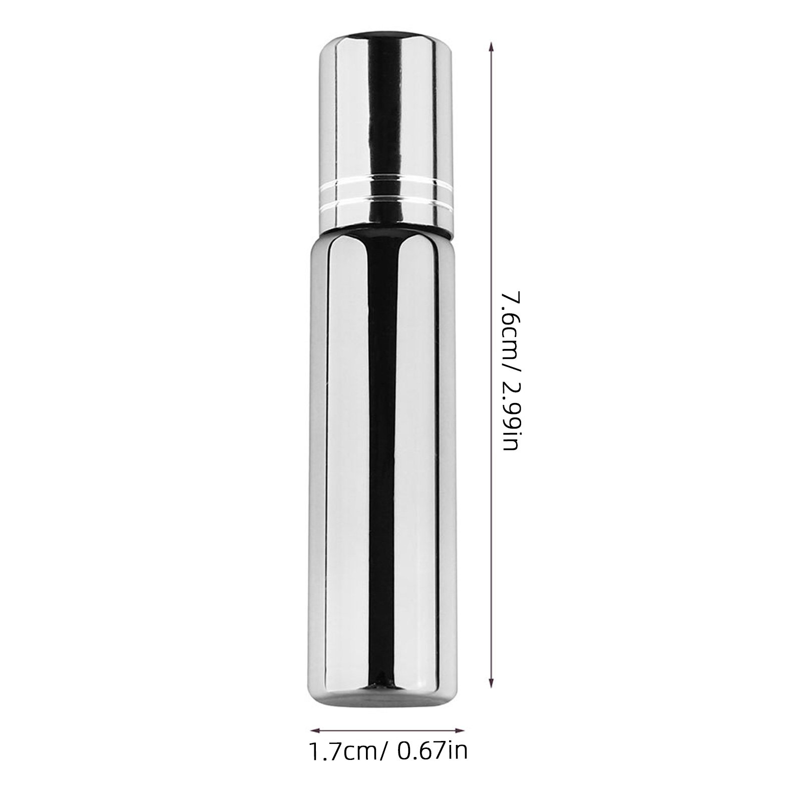 10Pcs Roll-on Bottles Stainles - огляд і ціна On Perfume & Fragrance Kota Bogor