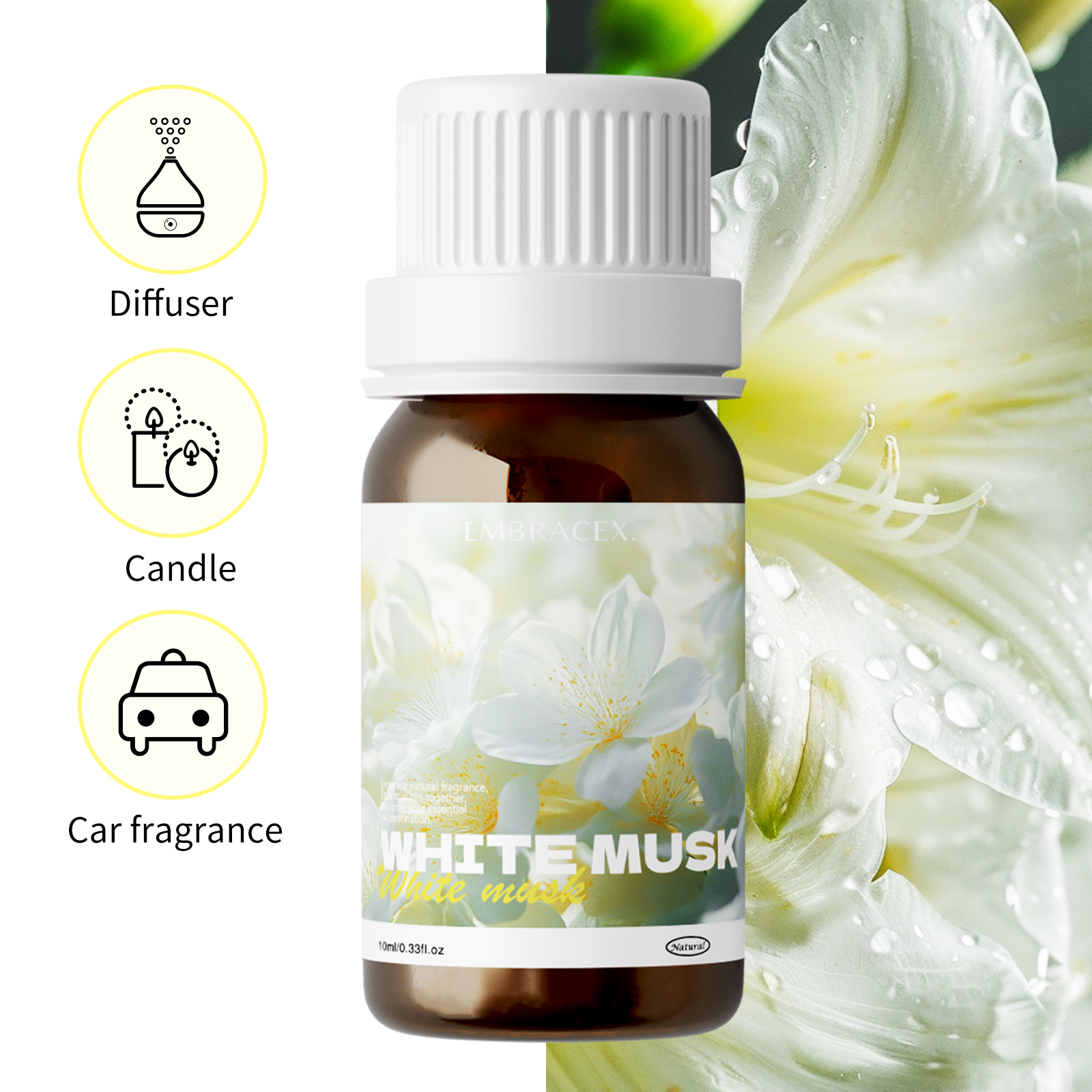 10ml White Musk Oil Rosemary O - огляд і ціна Musk White Oil