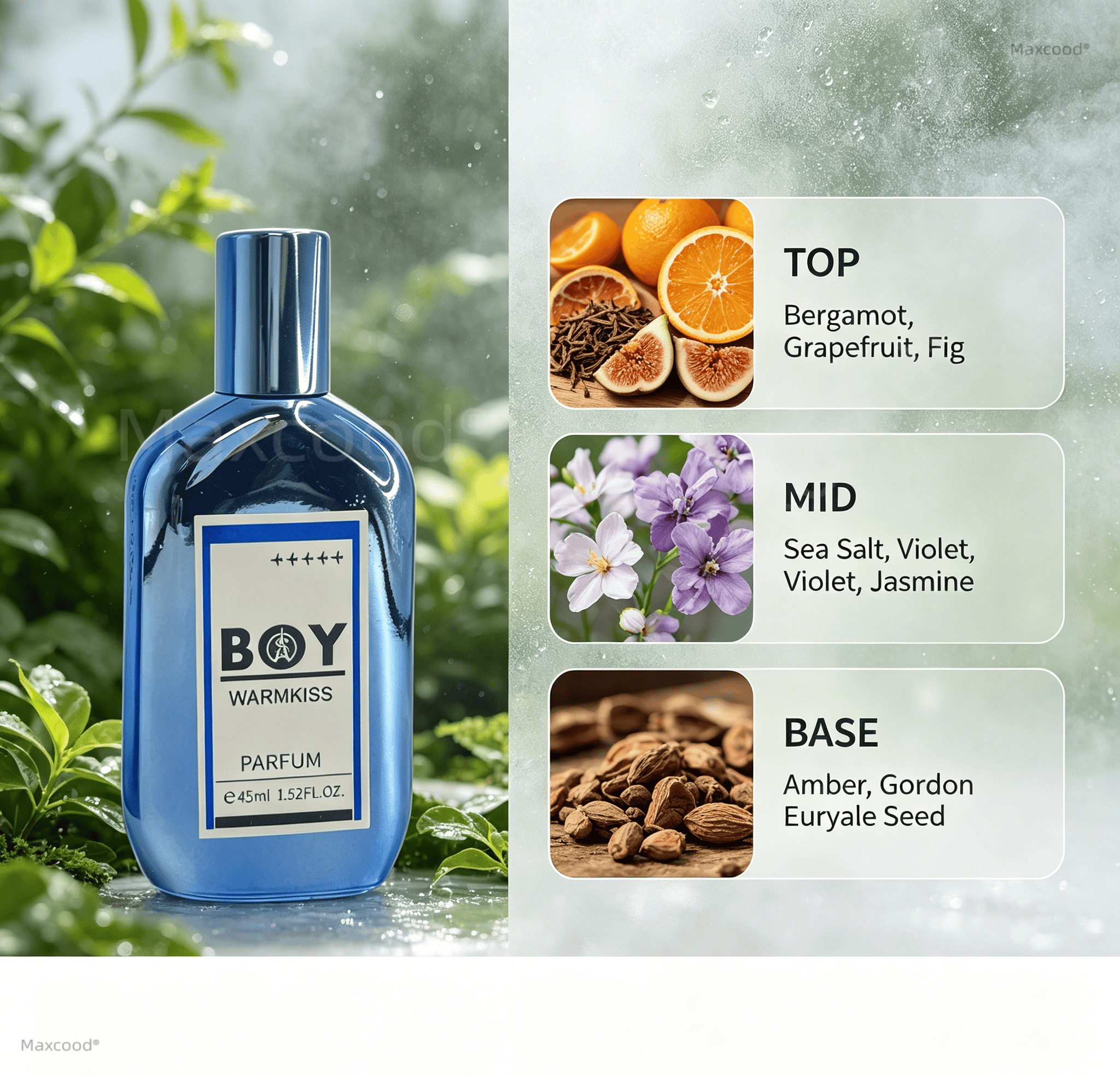 1.52oz/45ml Men's Perfume Frui - огляд і ціна Perfume Fragrance Tous