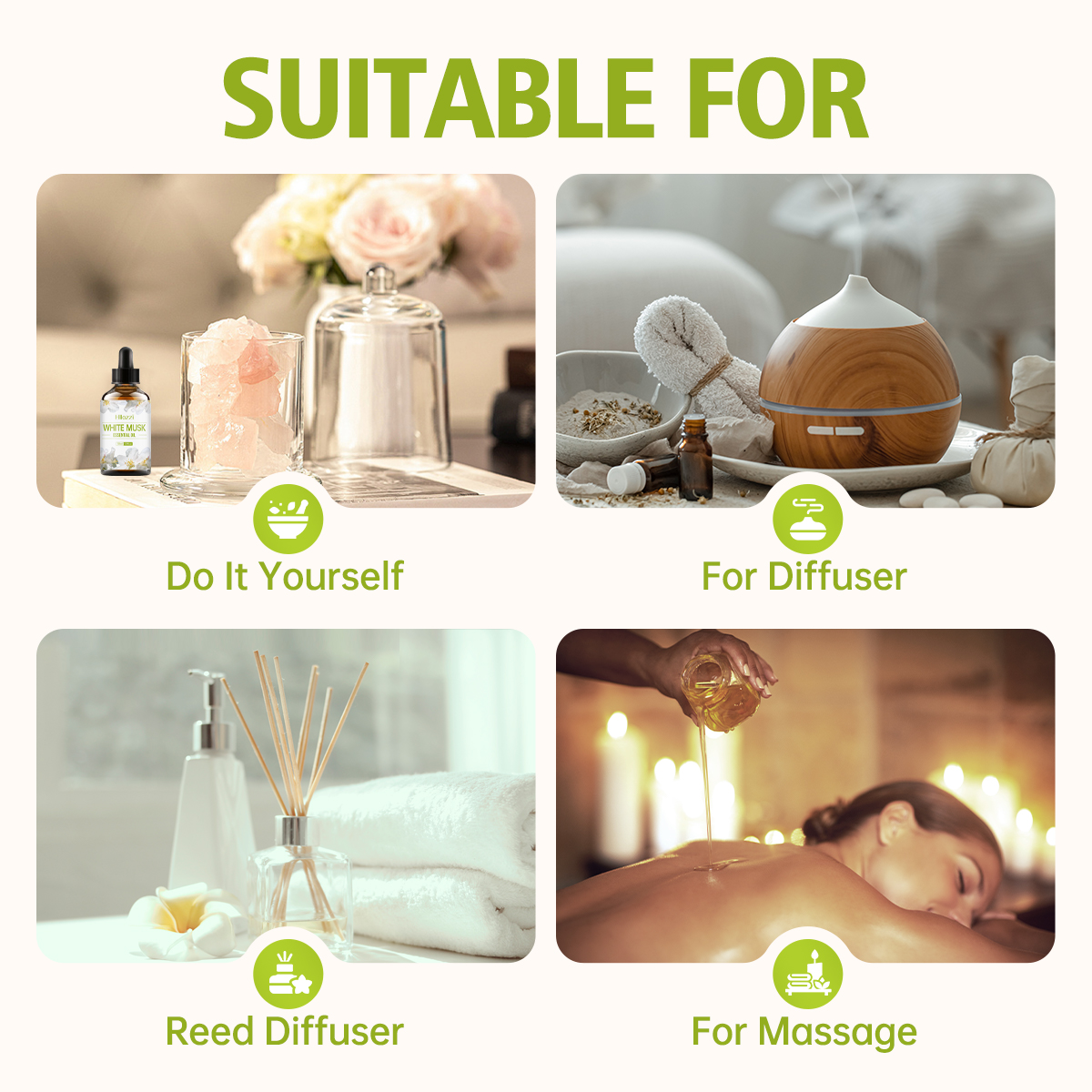 100ml-60ml-30ml WHITE MUSK,Sui - огляд і ціна Musk White Oil